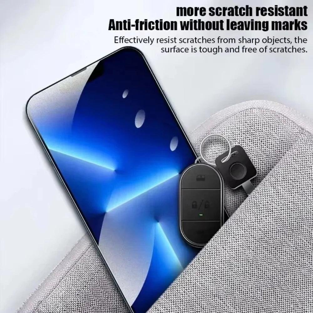 NNBILI 1-2Pcs Matte Tempered Glass For iPhone 16 15 14 12 11 13 Pro Max 16E Anti Fall And Anti Scratch Frosted Screen Protectors