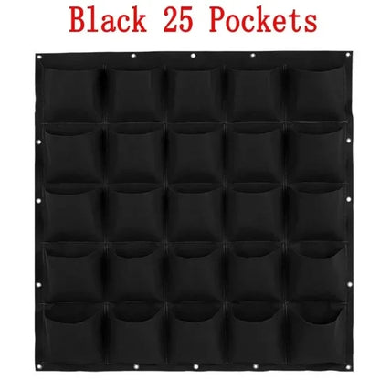 NEW Wall Hanging Pockets Planting Bags Flower Pot Home Garden Grow Bag Garden Planter Vertical Suculentas Plant Pot Home Decor