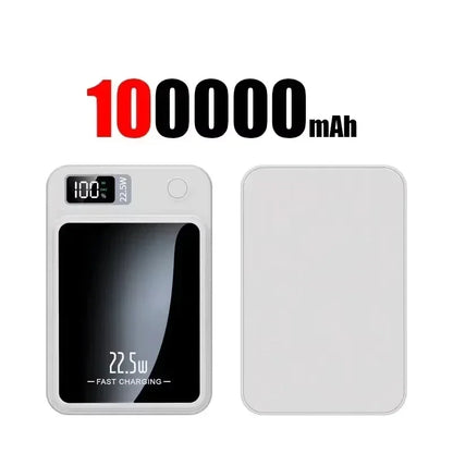 Lenovo Magnetic Wireless Power Bank 500000mAh PD22.5W Large Capacity Fast Charging External Battery For iphone Samsung Xiaomi