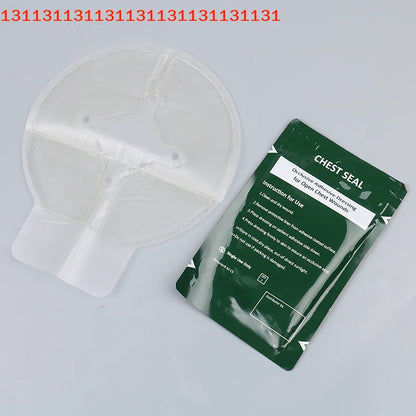 1PCS Safety Survival Emergency Trauma Sticker Chest Seal Vented First Aid Patch Outdoor Tool