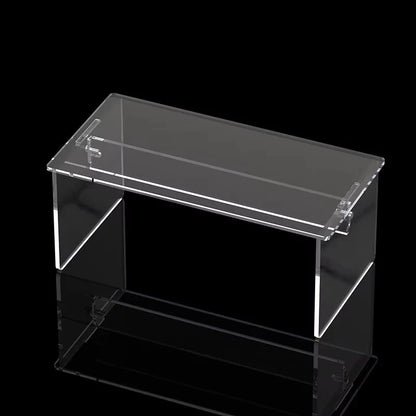 Transparent Acrylic Display Stand For Toys Model, Assembly Desktop Heightened Storage Shelf, Refrigerator Cabinet Layered