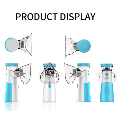 2-in-1 Mini Nano Ion Mist Sprayer - Facial Steamer & Air Humidifier with Water Tank Skin Moisturizing Beauty Skin Care Device