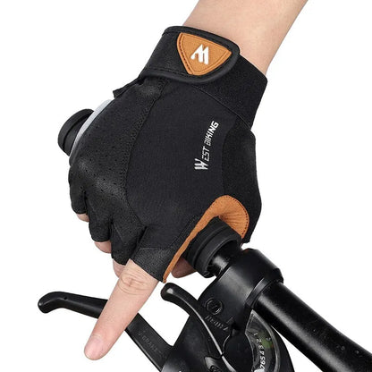 WEST BIKING Half Finger Cycling Gloves — Men & Women, MTB & Gym