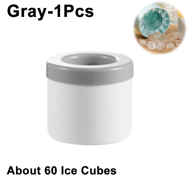 SoftAura 4/6/8/15/160 Grid Large Silicone Ice Cube Tray Food Grade Jumbo Ice Maker Mold Square Ice Tray for Home Kitchen DIY