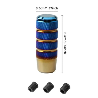 Car Accessories Universal Aluminum Gear Shift Knob Stick Manual Shift Knob Shifter With Adapters Gear Shift Knob Fits Most Car