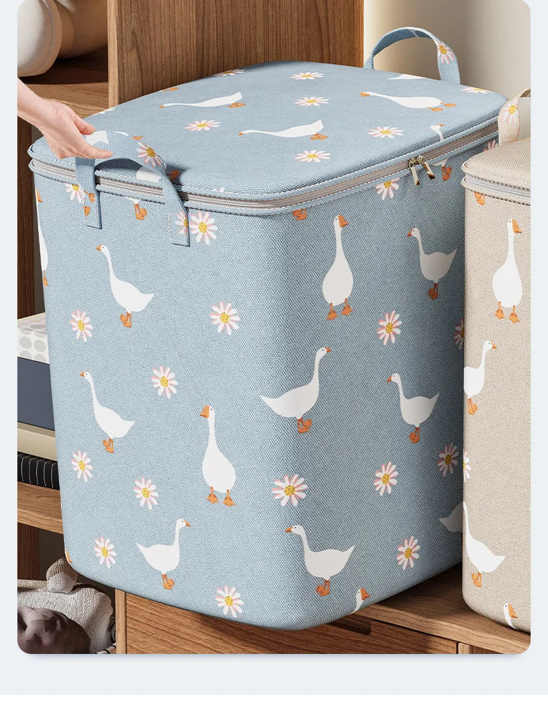 Quilt Storage Bag Home Wardrobe Large Capacity Clothes Quilt Organizing Bag Clothing Moving Waterproof Moisture-proof