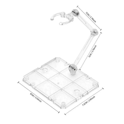 Clear Action Figure Stand,Assembly Action Figure Display Holder Base Doll Model Support Stand for HG RG SD SHF Gundam 1/144 Toy