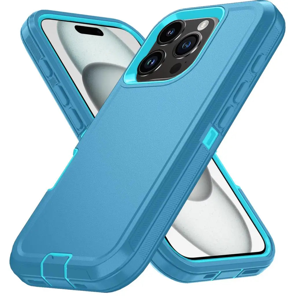 Armor Shockproof iPhone Case – Hard PC + TPU Back Cover
