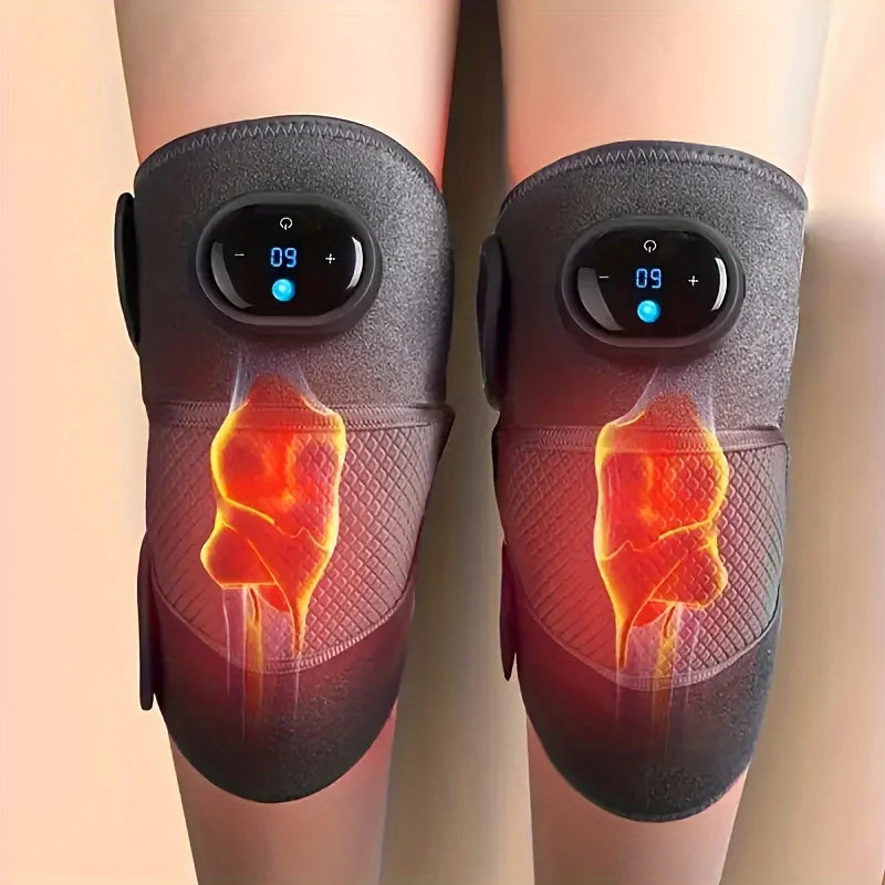 3-in-1 Heated Knee, Elbow & Shoulder Wrap Massager