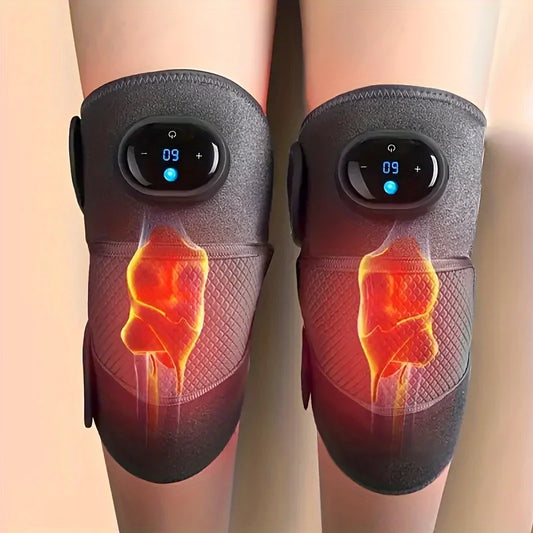 3-in-1 Heated Knee, Elbow & Shoulder Wrap Massager