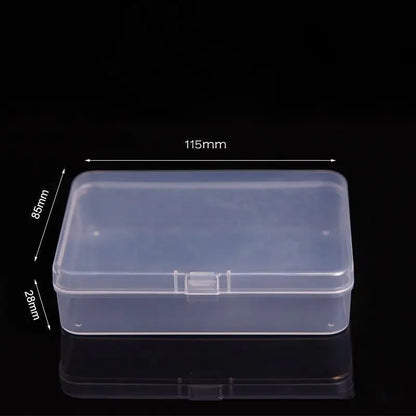 Mini Plastic Rectangular Box – Translucent, Dustproof Jewelry & Small Item Storage Container