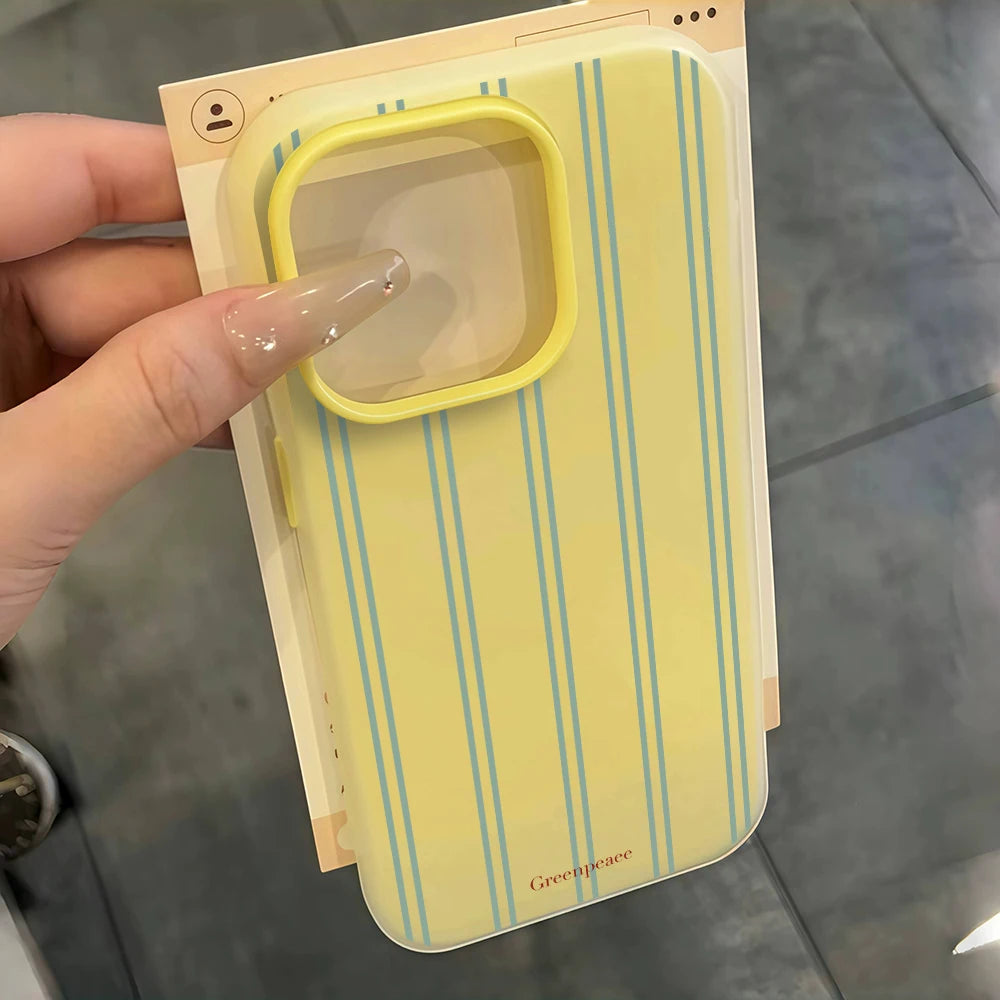 Candy Stripe iPhone Case — Colorful Shockproof Cover
