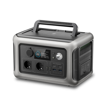 ALLPOWERS Portable Power Station R600, 299Wh LiFeP04 Battery with 2x 600W (1200W Surge) AC Outlets for Outdoor Camping RV Home