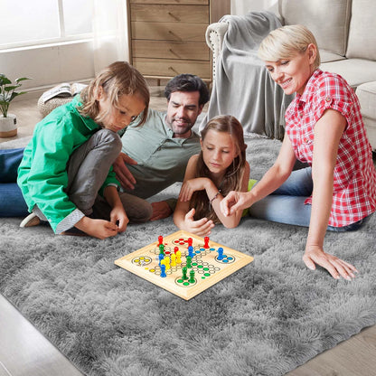 VIKAMA Ultra-Soft Puffy Rug — Bedroom & Living Room Carpet