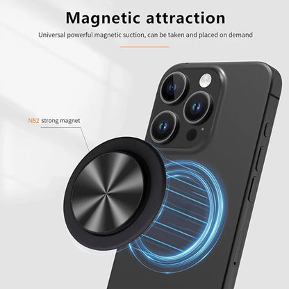 1/2PCS CD Pattern Magnetic Phone Griptok Holder, Compatible for Magsafe Phone Grip, For Kindle Expandible Phone Stand Holder