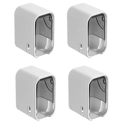 2/3/4PCS Toothbrush Holder Wall-mounted Punch-free Toothbrush Rack Dustproof Bathroom Electric Toothbrush Organizer