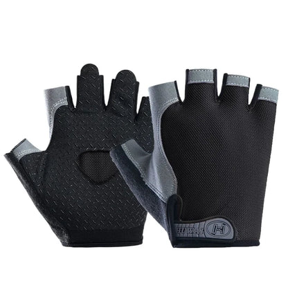 Gym Gloves Women Men Weightlifting Dumbbell Fitness Sport Training Exercise Gloves Non Slip Breathable Fingerless Cycling Gloves