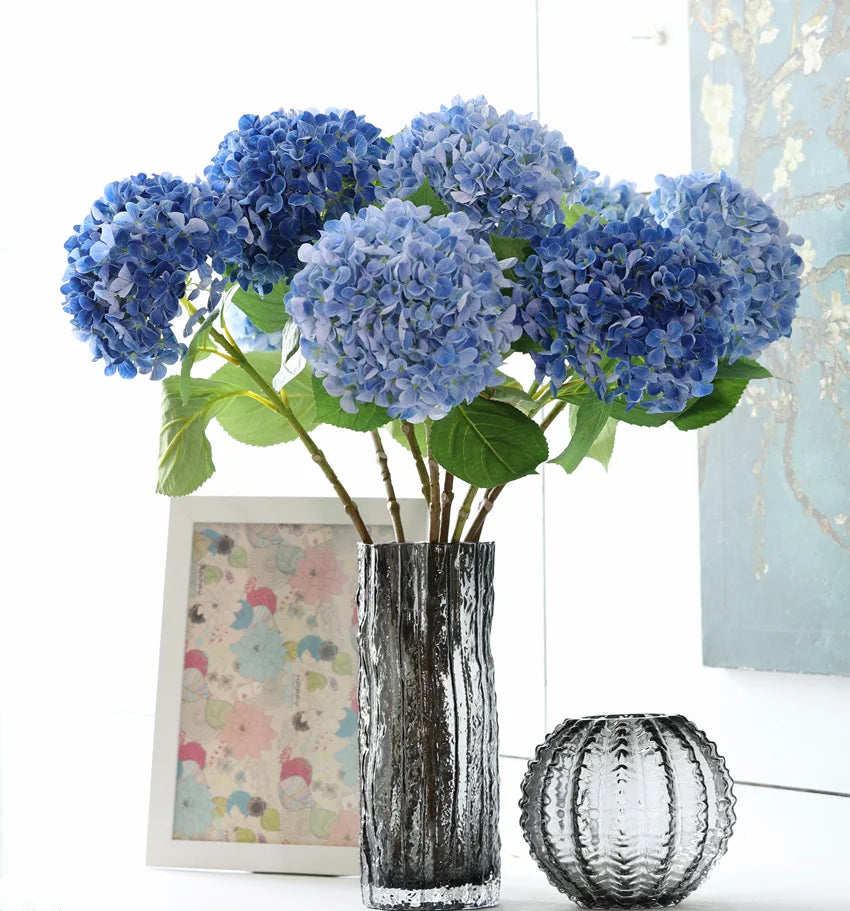 1/5/10pcs 58cm Beautiful Silk Artificial Flowers Hydrangea Bouquet for Home Party Wedding Living Room Decoration Accessories