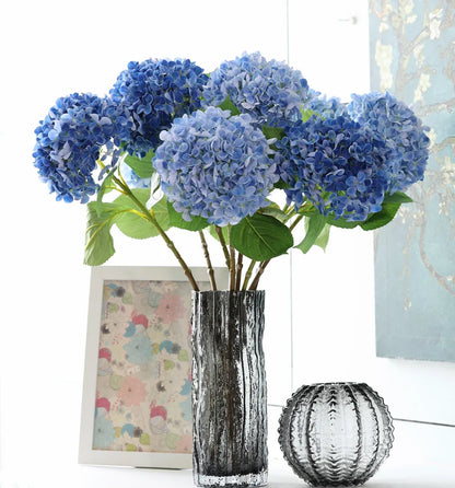 1/5/10pcs 58cm Beautiful Silk Artificial Flowers Hydrangea Bouquet for Home Party Wedding Living Room Decoration Accessories