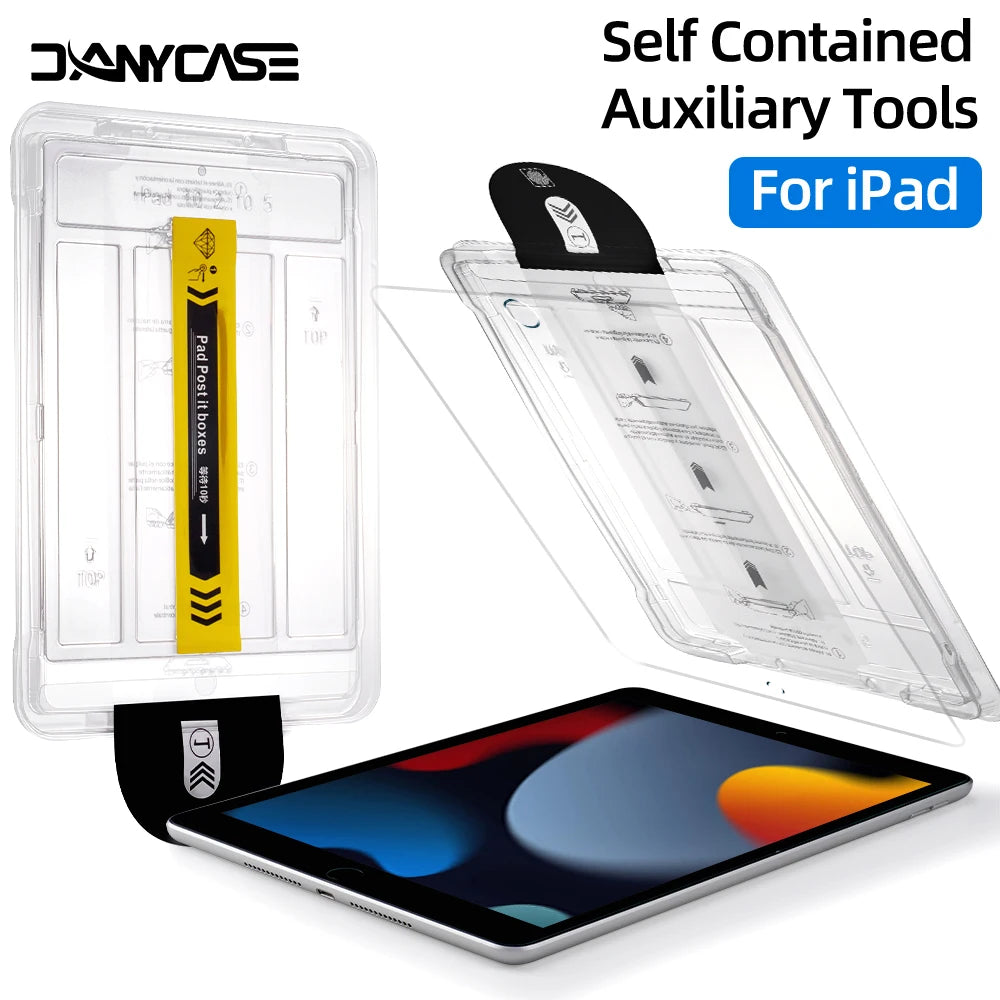 For iPad Air M2 M3 Tempered Glass Screen Pro 11/13 M4 M5 Protector Film for 5/6/7/8/9/10th Gen 11th A16 Air4/5 Mini6 Air3 10.5