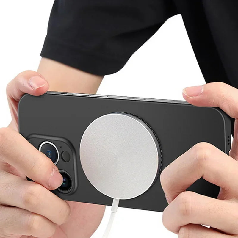 Ultra Thin Hard PC Magnetic Frameless Phone Case For Samsung Galaxy S25 S24 S23 S22 S21 S20 FE Plus Ultra PC Matte Protect Cover