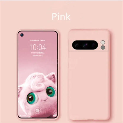 For Google Pixel 8 Pro Case Pixel 10 Pro Cover Liquid Silicone Rubber Protector TPU Case Pixel 9 Pro XL 8 Pro 8A 7A 7 6A 6 Pro