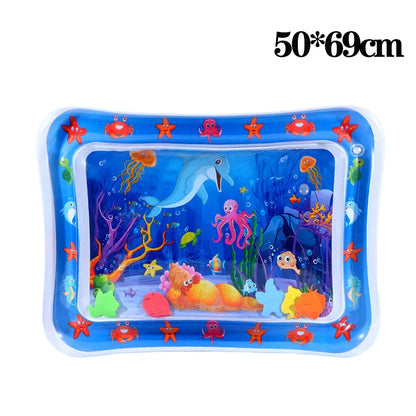Inflatable Pet Water Play Mat – Ocean Theme Sensory Toy