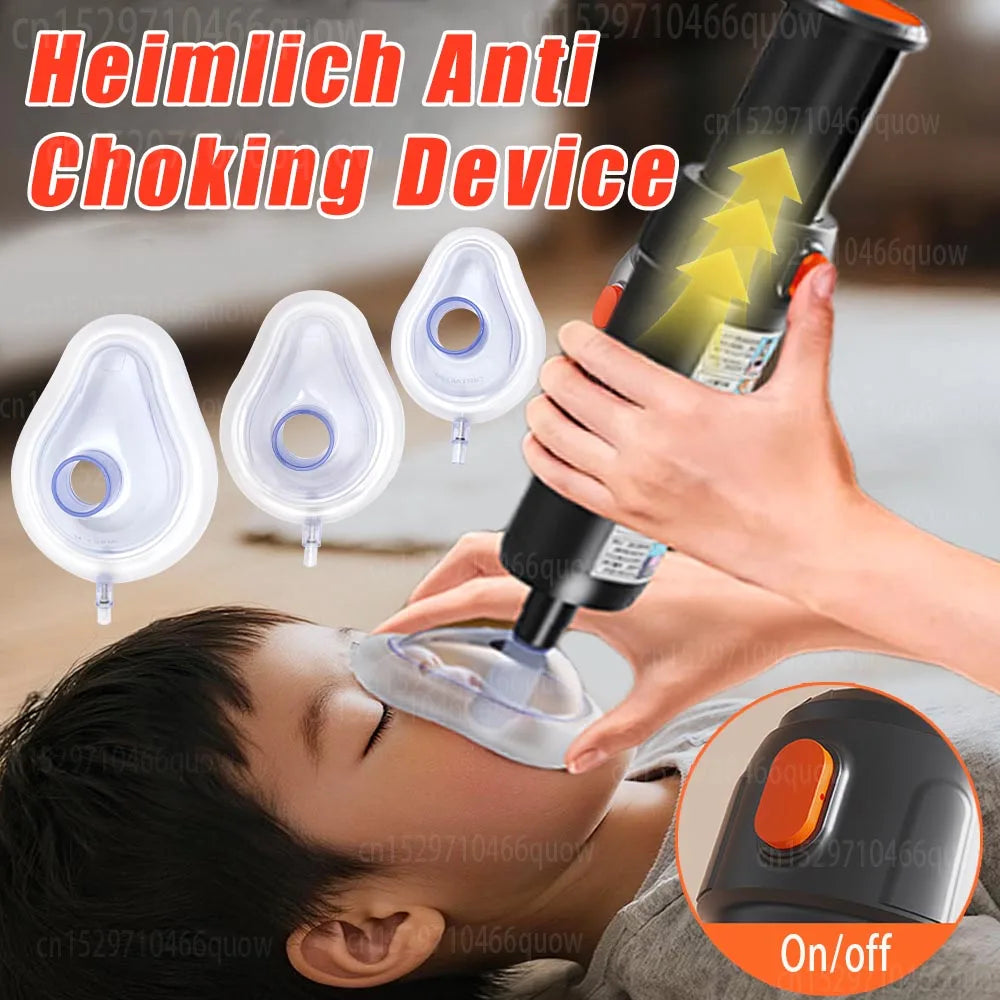Auto First Aid Choking Rescue Device Travel Home CPR Choking Emergency Device Adult Children Portable Asphyxia Rescue Machine
