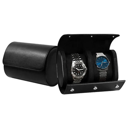 Embers Leather Watch Roll 1 2 3 slots Luxury Genuine Watch Storage Box Travel Bag Watch Case Gift Box Watch Pouch\]p;