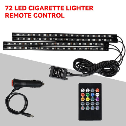 RGB Car Interior Ambient LED Light with Music Sync and App Control