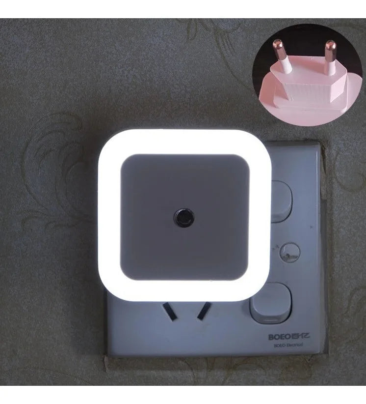 4pcs Night Lights, LED Night Light Lamp with Auto Dusk to Dawn Sensor, Nightlights for Hallway, Bedroom, Kitchen, Stairway