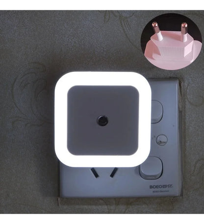 4pcs Night Lights, LED Night Light Lamp with Auto Dusk to Dawn Sensor, Nightlights for Hallway, Bedroom, Kitchen, Stairway