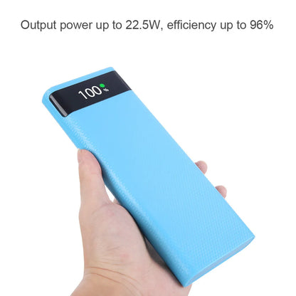 25W Battery Charge Storage Box Dual USB Micro Type C 18650 Power Bank Shell PD QC3.0 Quick Charge For Smartphone Without Battery