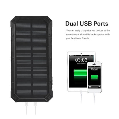 New Portable 20000mAh Fast Charging Dual USB Polar Power Bank Case DIY Kit Solar Power Bank Case Power Bank