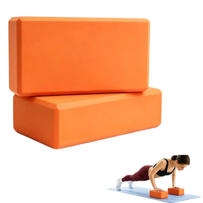 1/2PCS Gym Foam Brick Training Exercise Fitness Equipment Dance Yoga Auxiliary Tool Stretching Body Shaping EVA Yoga Blocks