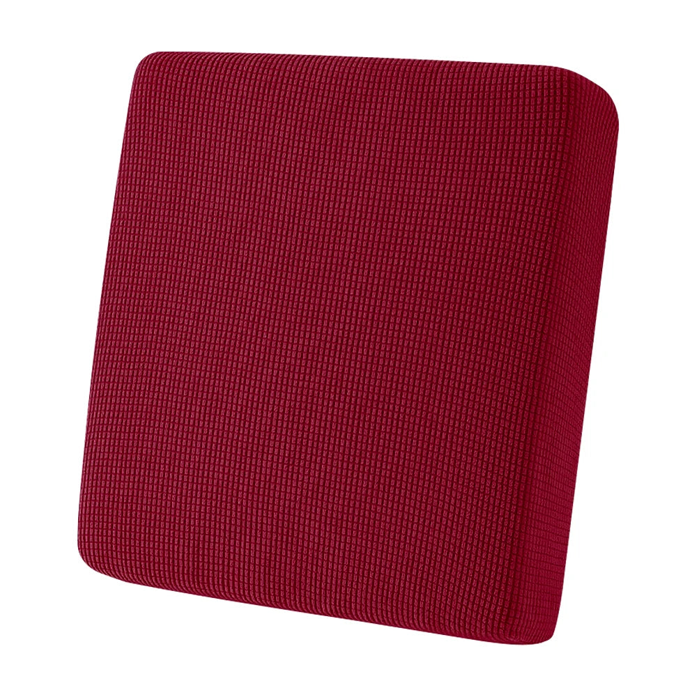Jacquard Patio Sofa Cushion Cover Universal Outdoor Stretch Sofa Cover Solid Color Cushion Protector Waffle Pattern