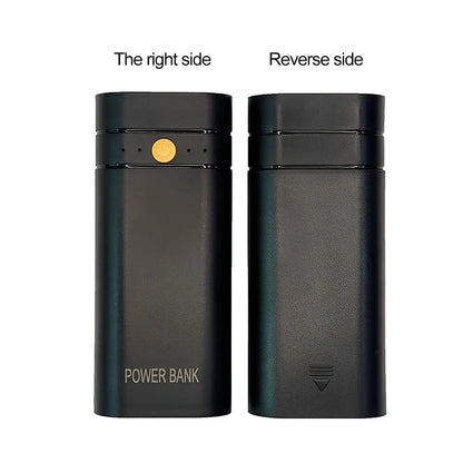New 5V 2A 2x18650 Power Bank Box Kit Anti Reverse Connection TYPE-C Output Ports Plastic Shell Portable Battery Charger Case