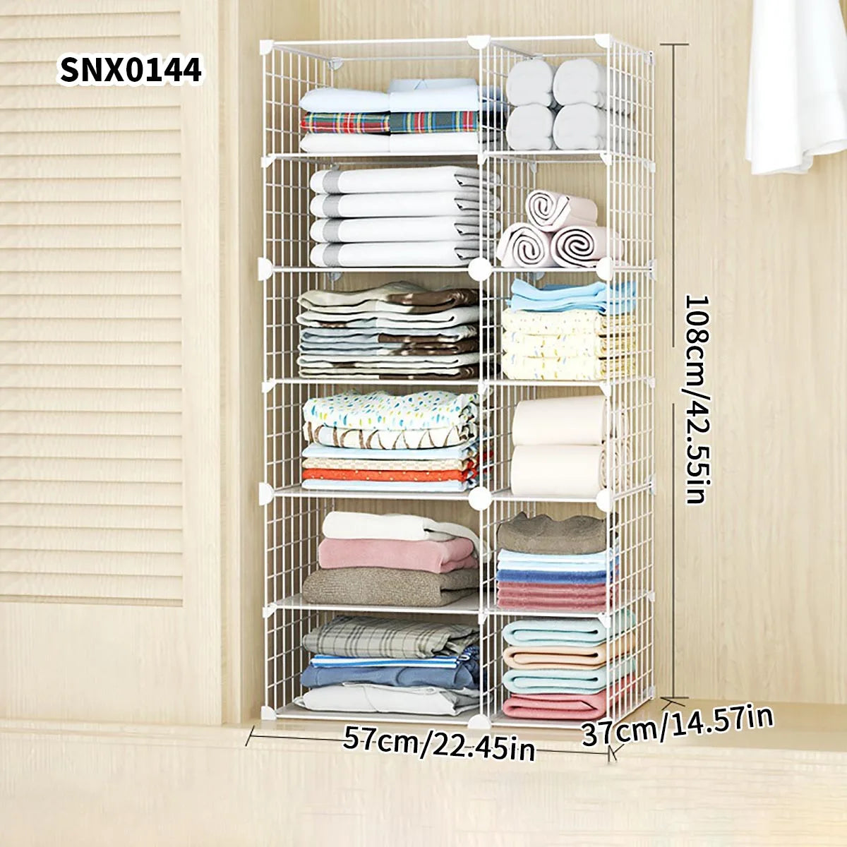 Clothing Layered Storage Wardrobe Partition Rack Hanging Closet Cross Partition Vertical Student Dormitory Cabinet Layered Rack