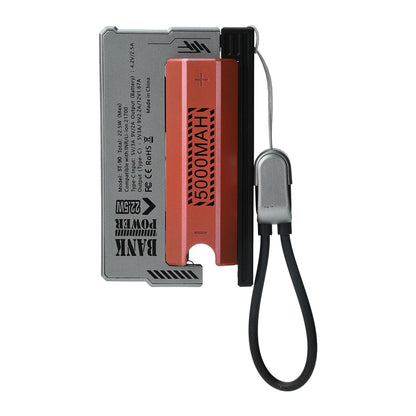 21700 Battery Holder Power Bank Case PD 20W Fast Charging Built-in Cable Detachable Power Bank DIY Battery Case