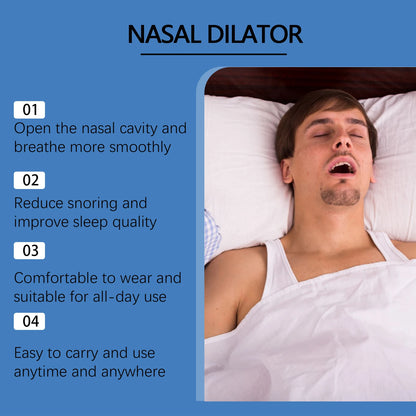 AirRush™ Magnetic Nose Vents - Silent Sleep & Peak Performance, Instant Congestion Relief Without Tape, Reusable Comfort