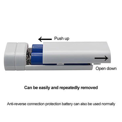 New 5V 2A 2x18650 Power Bank Box Kit Anti Reverse Connection TYPE-C Output Ports Plastic Shell Portable Battery Charger Case