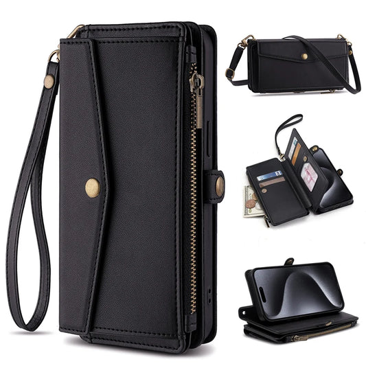Flip Cover Wallet Phone Case For Samsung Galaxy S26 S25 S24 S23 S22 S21 FE Plus Ultra Edge 5G PU Leather Multi-Functional Bags