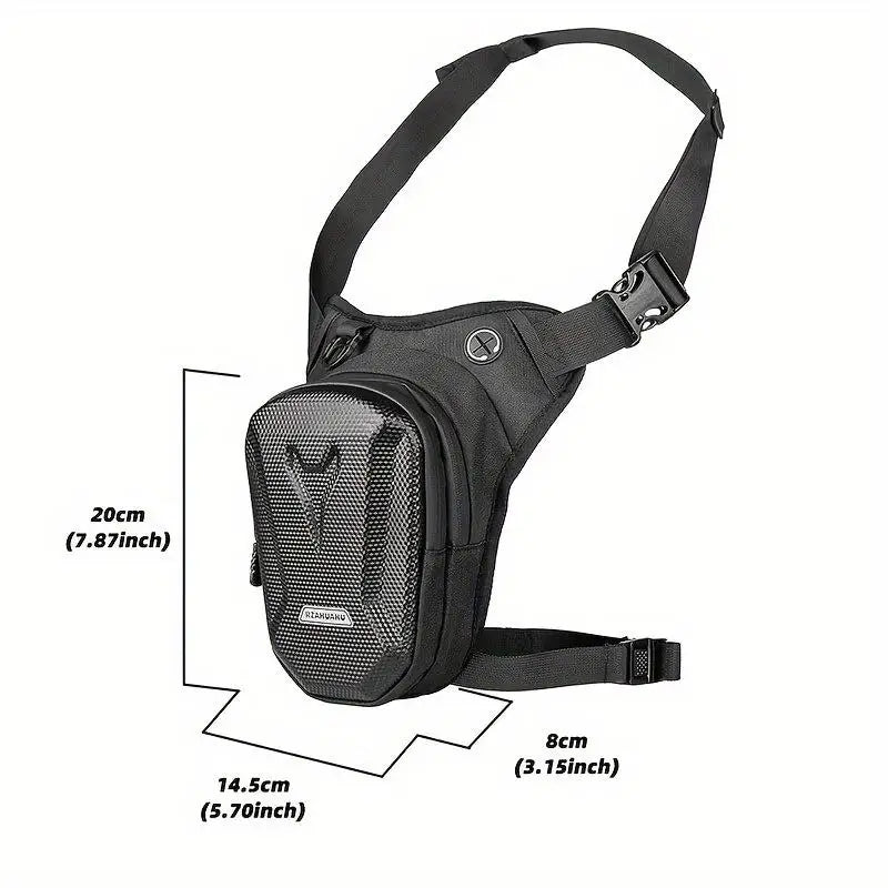 Motorcycle Leg Bag Riding Bag Motorcycle Messenger Bag Men's Waist Bag Delivery Messenger Backpack Waterproof Lightweight Pockets