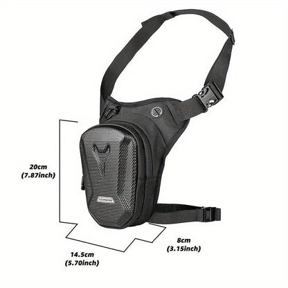 Motorcycle Leg Bag Riding Bag Motorcycle Messenger Bag Men's Waist Bag Delivery Messenger Backpack Waterproof Lightweight Pockets