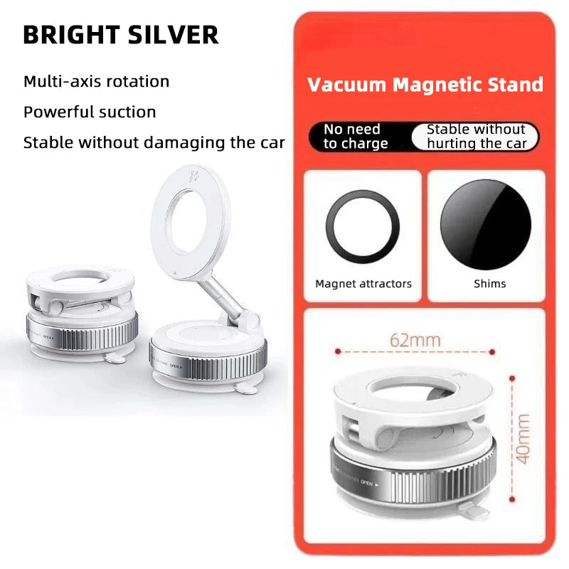 HOMEFISH K007 Magnetic Phone Holder｜Three-axis Rotation For Free Adjustment｜A Convenient Choice For Multiple Scenarios.