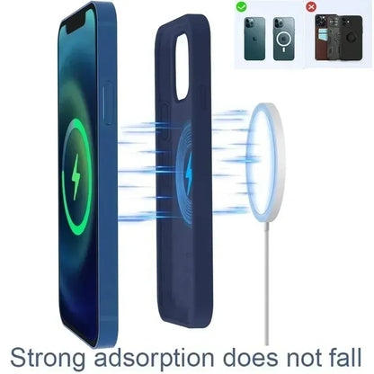 Fast Charger Original Magnetic Wireless Charging Device For iPhone 17 16 15 14 13 12 Pro Max Mini USB C 8 Plus XR XS MAX Airpods