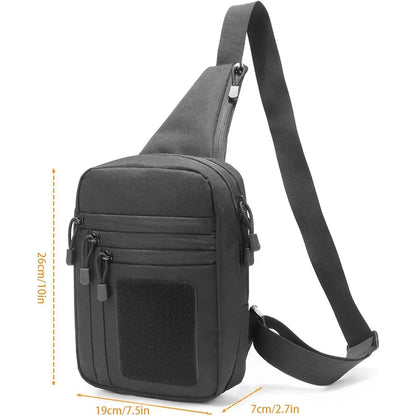 Outdoor Hunting Tactical Shoulder Bag Concealed Carry Pistol Holster Multifunction Waterproof Crossbody Chest Pack Gun Sling Bag