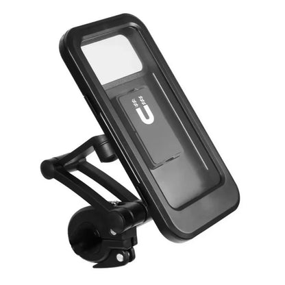 360° Rotating Waterproof Motorcycle Bike Mobile Phone Holder Magnetic Universal Bicycle GPS Navigation Support Cellphone Stand