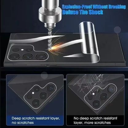 5Pcs Back Hydrogel Film For Samsung S26 S25 S24 Ultra Plus FE Screen Protector For Galaxy A56 A55 A36 A35 A15 A16 5G Back Film