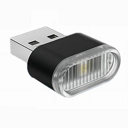 Car Mini USB LED Atmosphere Lights Car Interior Neon Decorative Lamp Emergency Lighting Universal PC Portable Plug and Play